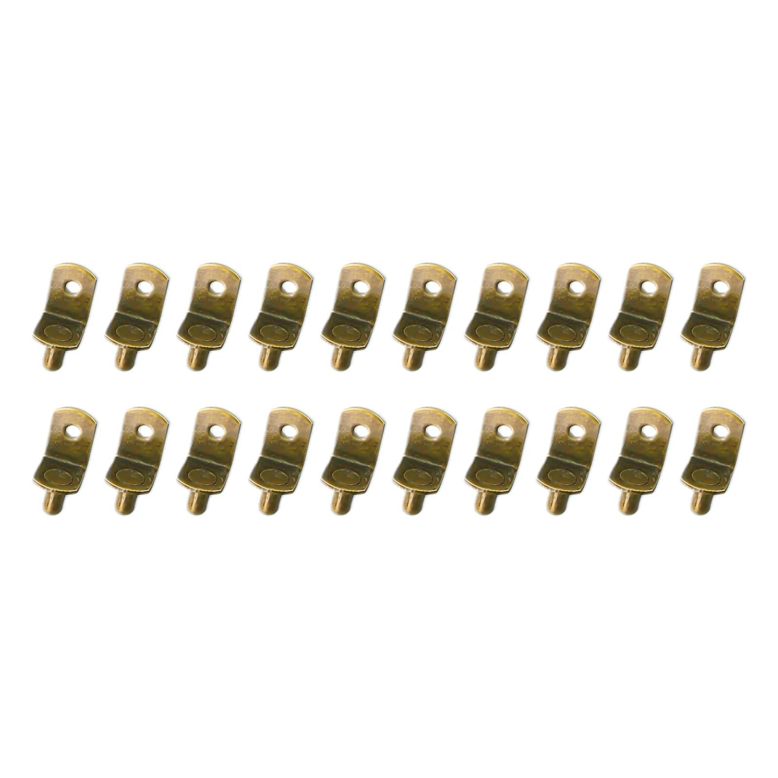 80pcs Bronze Shelf Peg Brackets for Cabinet Bookcase Closet Support Pins