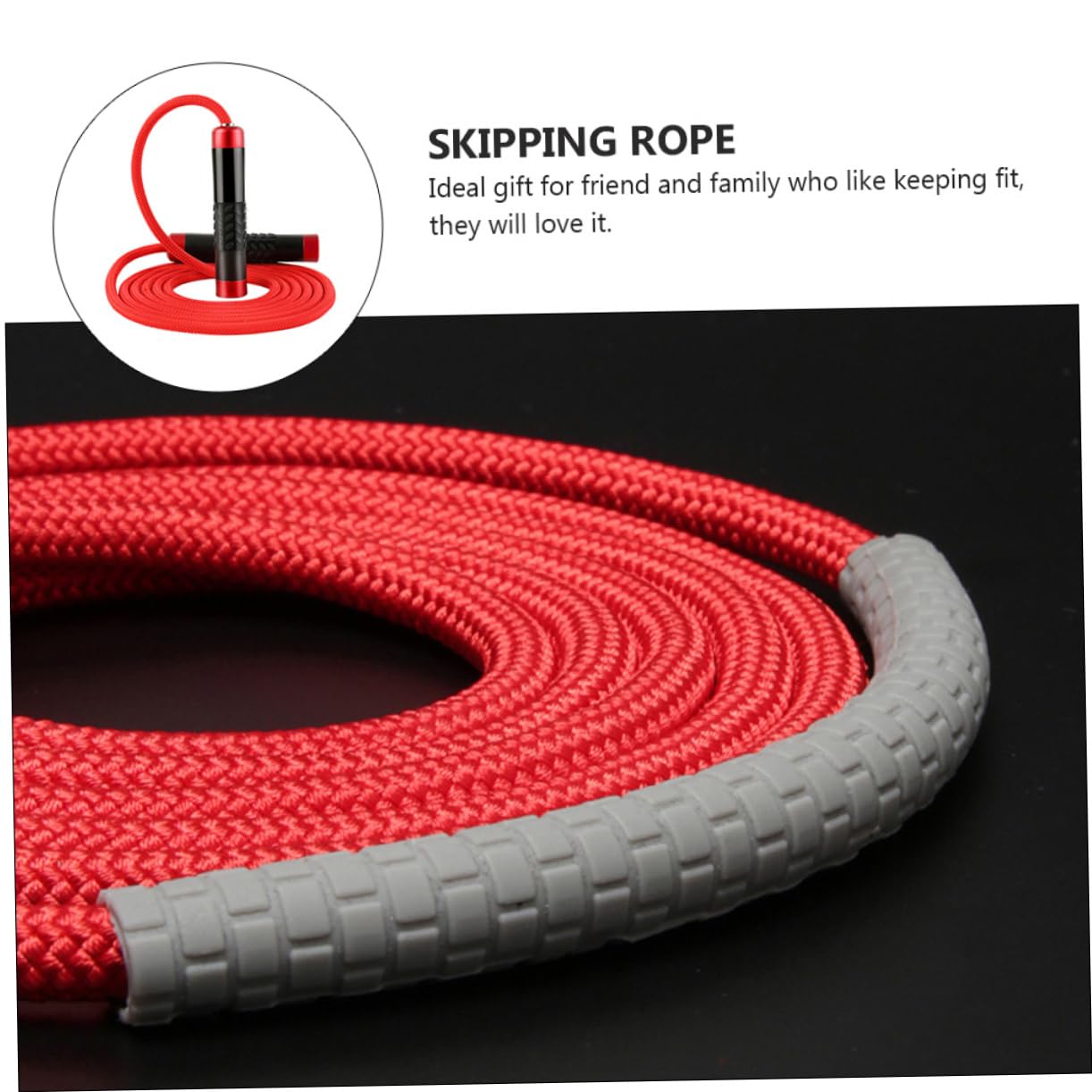 TOYANDONA Cuerda para Saltar Pesas de Herramienta de Entrenamiento de Fitness para Gimnasio Suministros de Ejercicio para Mejorar la Condición Física