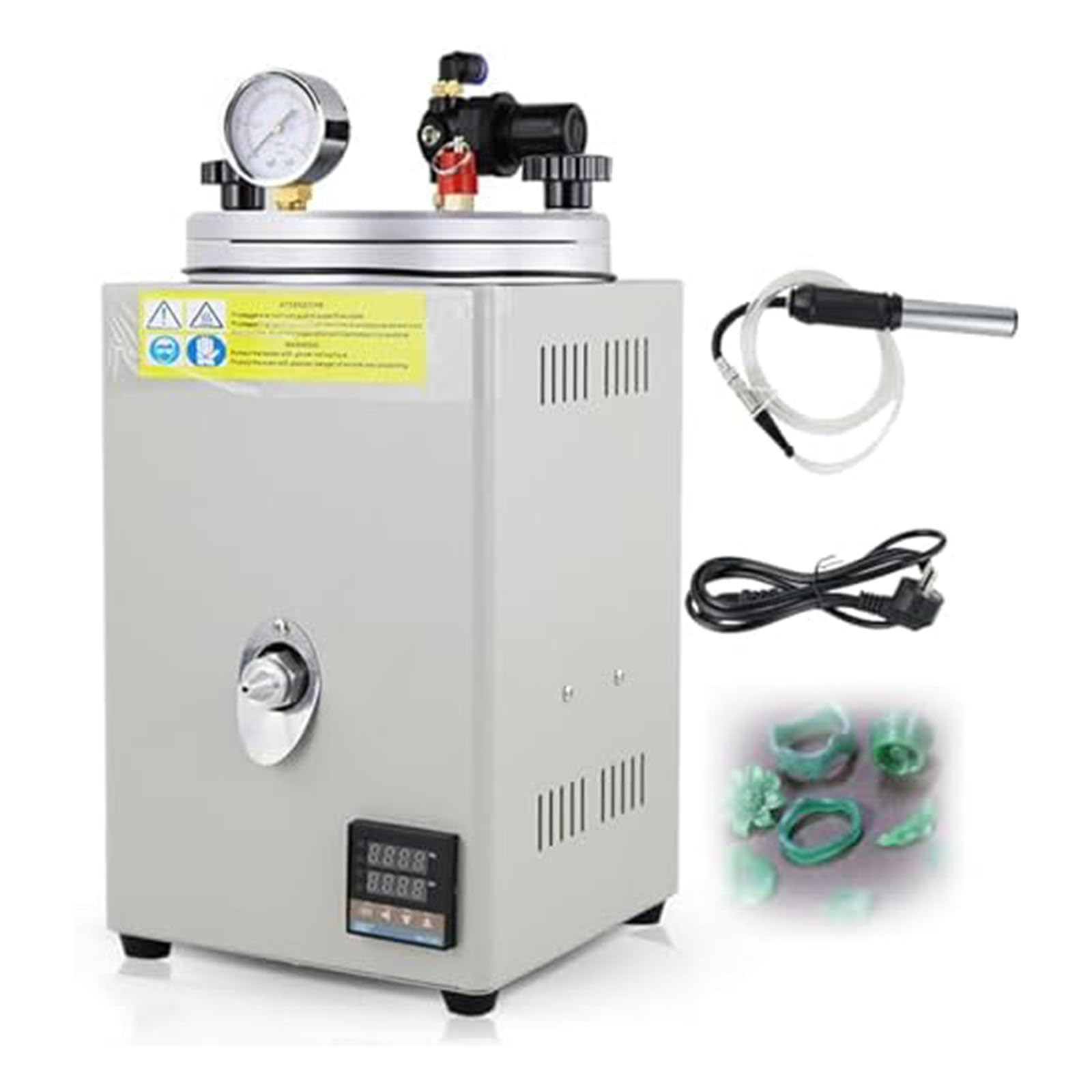 LQQYJSM Wax Injection Machine for Jewellery, Adjustable Temperature 0-100℃, Wax Casting Machine for Jewellery, Wax Melting Mold Making Machine for Making Wax Models of Jewelry