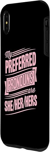 Miniatura 2 de iPhone XS Max Mis pronombres preferidos son ella ella su caso transgénero trans