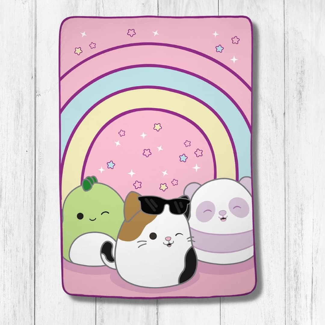 Franco Squishmallows Bedding Super Soft Plush Throw Blanket, 62 in x 90 in, Twin - Image 3