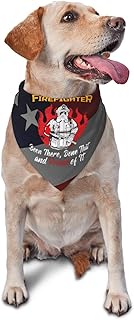 Retired Firefighter Been There Triangle Dog Bandana Scarf Accessories for Pet Bibs