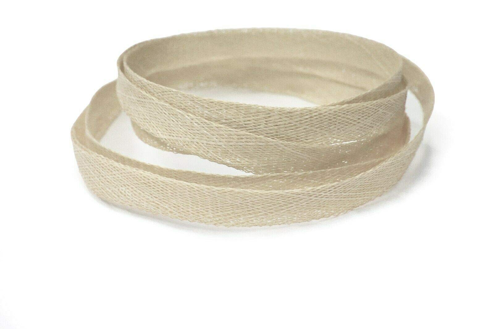 Cream Long Sinamay Strip 10mm Width 1.6m Fascinator Hat Making Millinery Trimming bias โ image 1