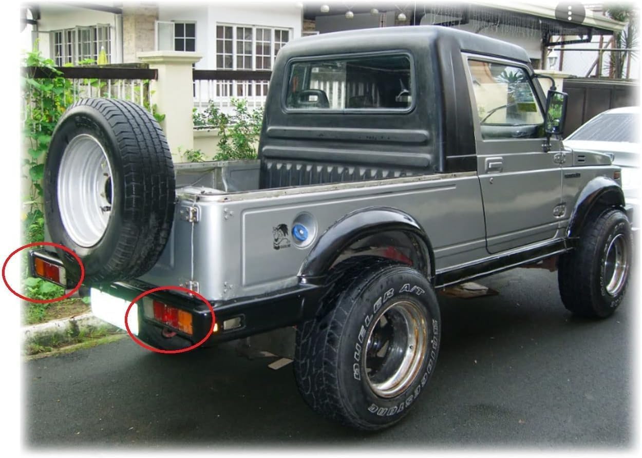 Bajato Ensemble de feux arrière de frein arrière à LED complet compétitif pour Suzuki Samurai Sierra SJ413 SJ410 Gypsy