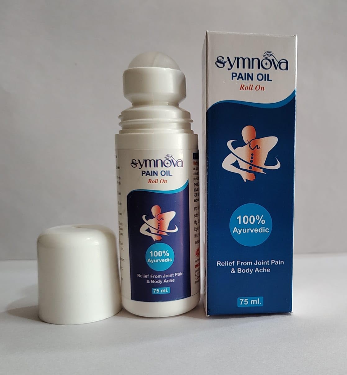 Symnova Pain Oil Roll On | Massage Oil | Relief from Back pain and sciatica | Ayurvedic Tel for Muscle and Joint Pain | With Malkangni, Seasame Oil Base | Original Ayurvedic Herbal formulation. (B0D6XCBW53) Amazon Price History, Amazon Price Tracker