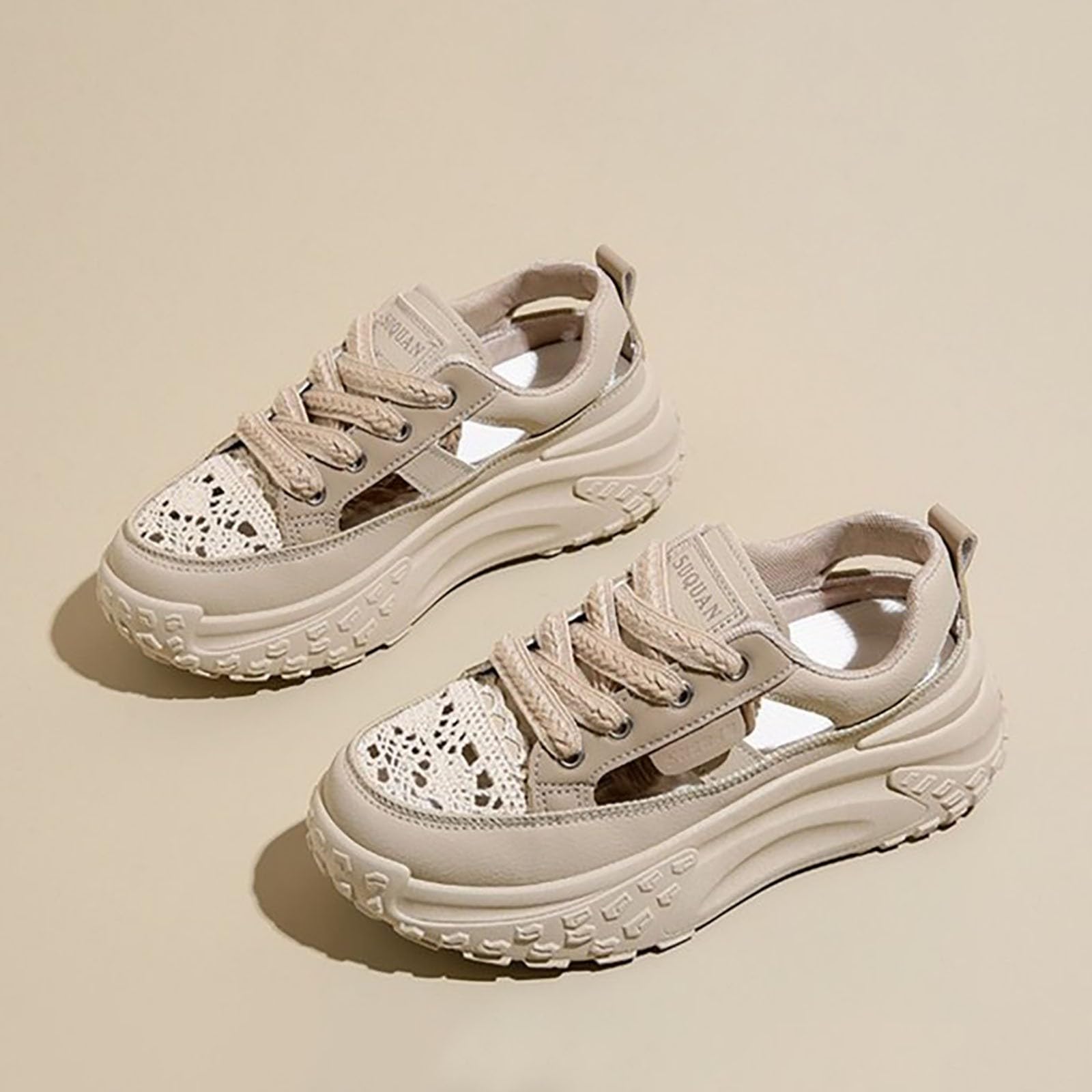 Scarpe Ginnastica Donna Comode Pianta Larga Sneakers Donna Eleganti | Calzature Atletica in Rete Traspirante per Allenamento Palestra Sneakers Ragazza Concezione Ergonomica Suola Spessa
