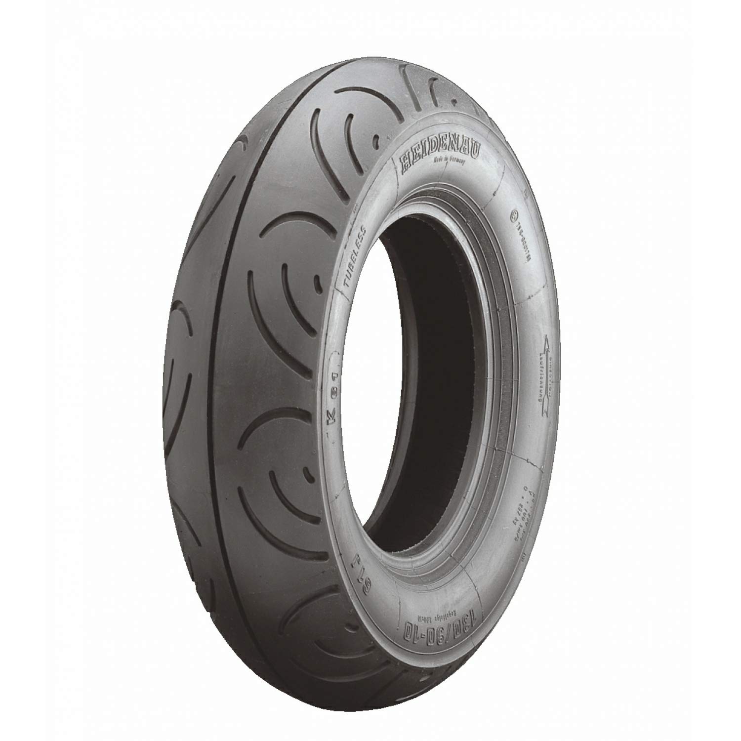 K61-130/70-12 62P TL Reifen | Sommerreifen für Roller, Tragfähigkeitsindex 62, Geschwindigkeitsindex P, TL tubeless, 1 Stück, Felge 12 Zoll, Breite 130 mm