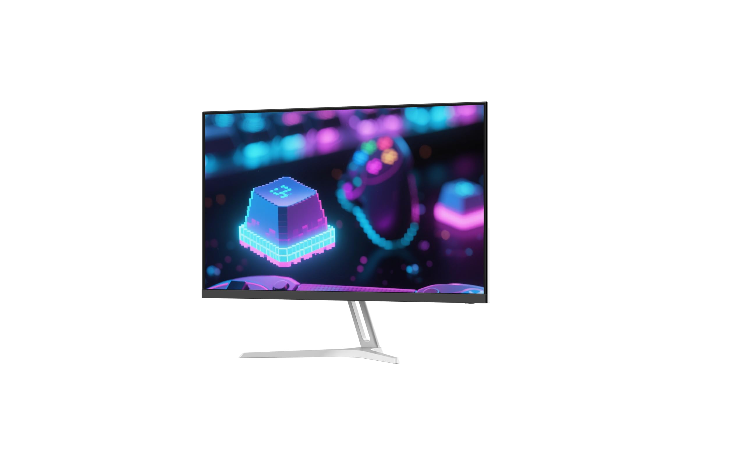 Amzfast 24-inch Gaming Monitor, 1920x1080 Full HD, 200Hz, Fast IPS, 1ms MPRT, Adaptive Sync, HDR, 110% sRGB, Ai Crosshair, Ultra-Thin, HDMI 2.0 & DP 1.4, VESA 75x75mm, AMZG24X1W — view 10