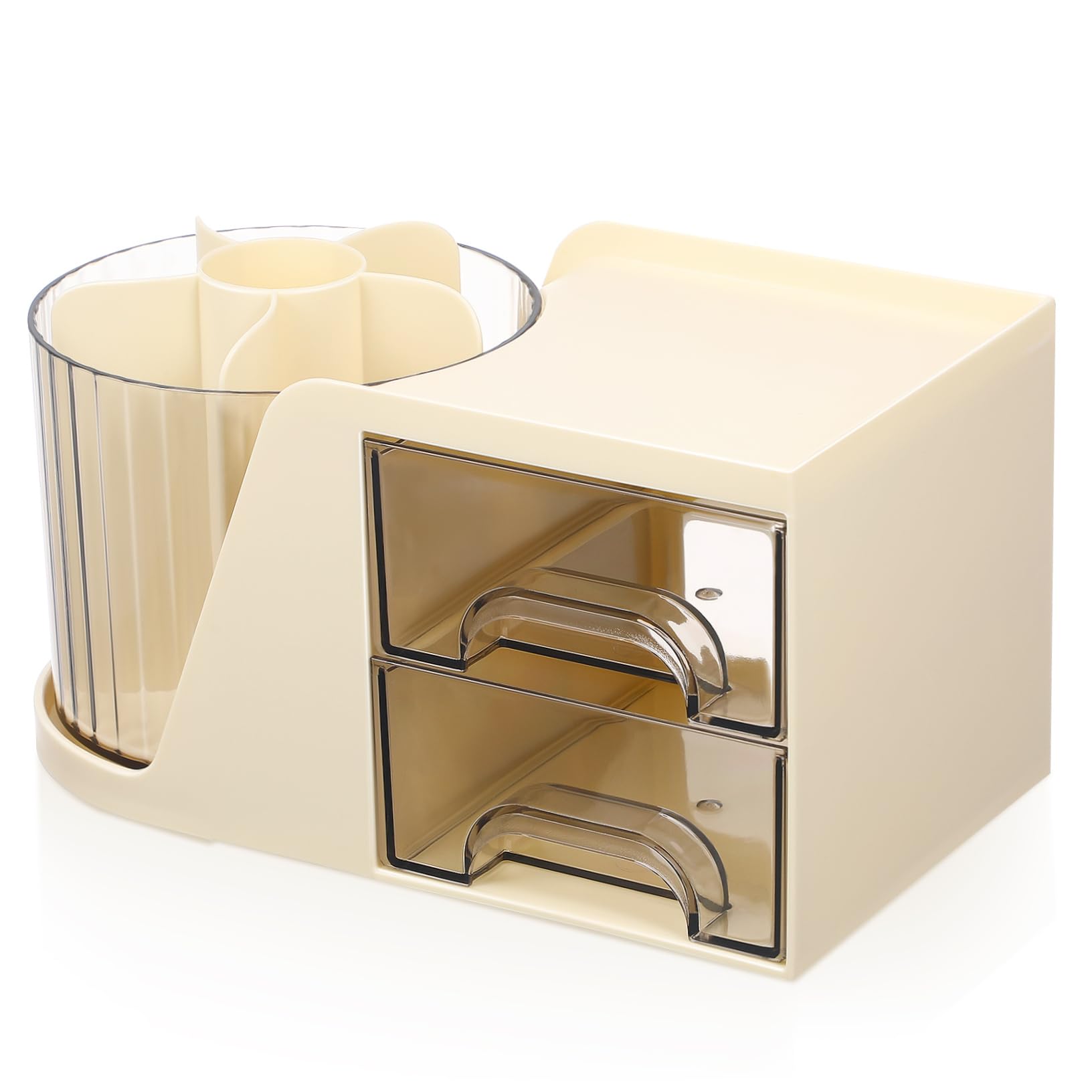 Organiseur de bureau pour stylos grande capacité avec étui de rangement papeterie