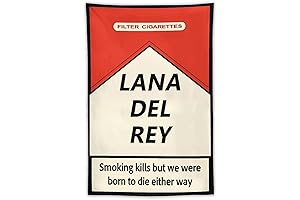 Lana Del Rey Classic Black Canvas Print Wall Tapestry