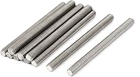 Vista 16 de uxcell M3 x 2.362 in 0.020 in Pitch 304 Varillas totalmente roscadas de acero inoxidable barra 10 piezas