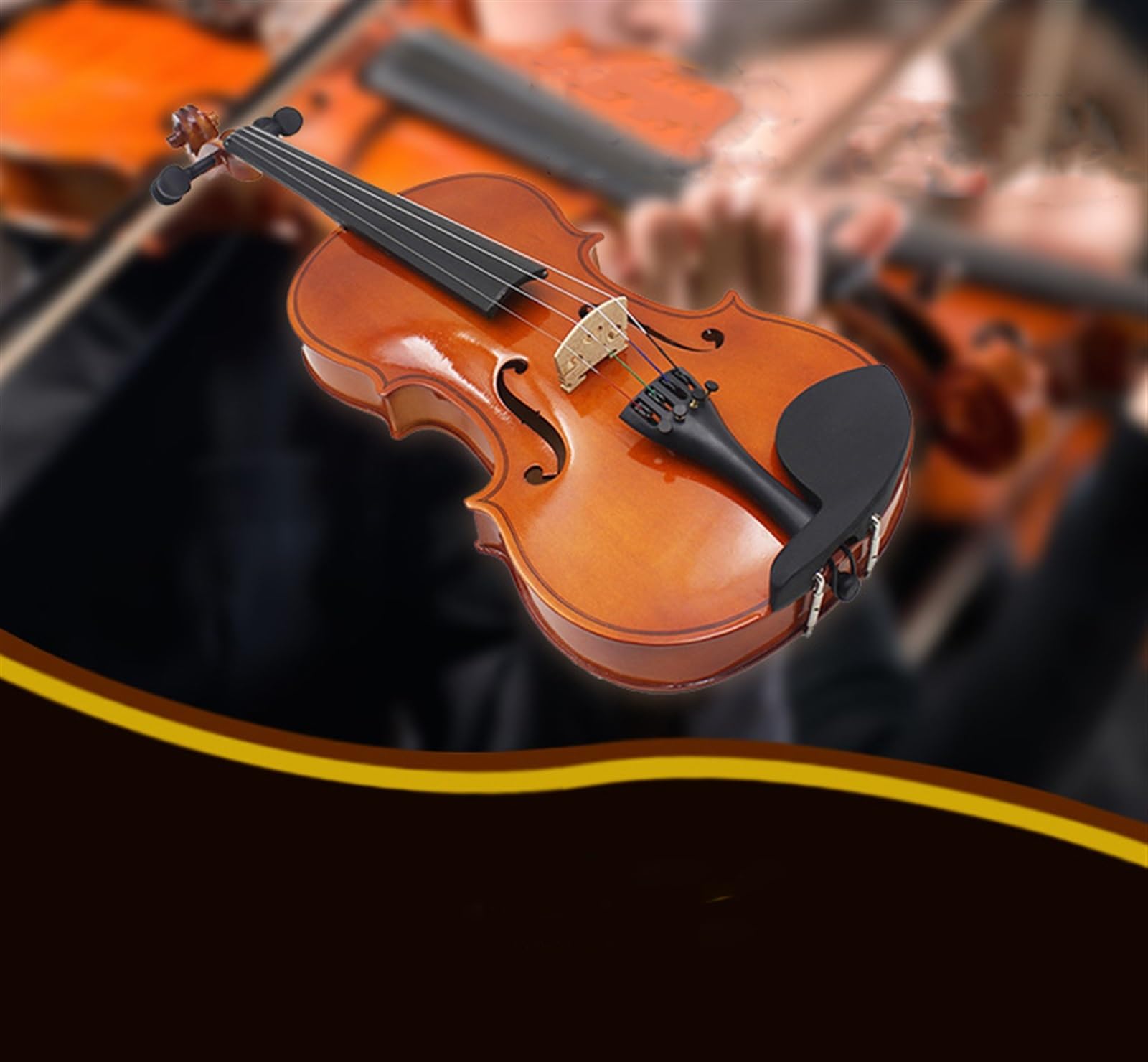 Violino Violino Con Luce Naturale Violino Per Principianti Violino Per Adulti(4/4-Natural)