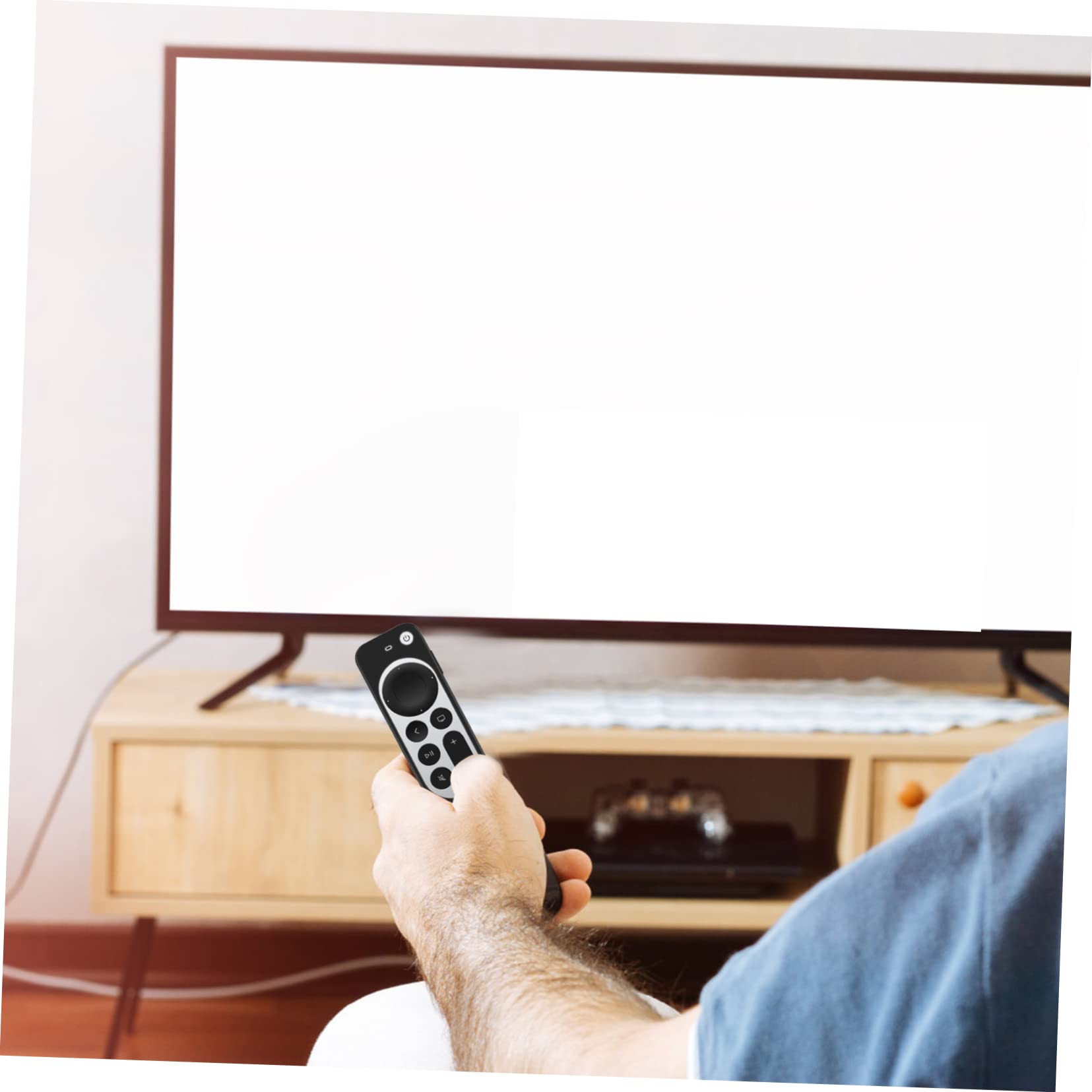 jojofuny 5pezzi Custodia Protettiva Per Telecomando Antiscivolo e Shockproof Facile Installare Accessorio Per Controllo Tv Con Design e Resistente