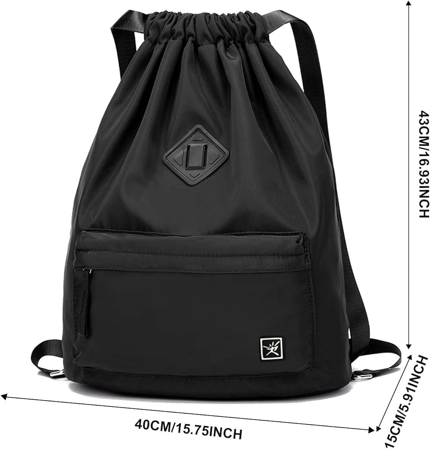 Waterproof Drawstring Bag, Gym Bag Sackpack Sports Backpack for Men Women Girls : Clothing, Shoes & Jewelry