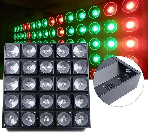 Miniatura 2 de Luces LED de escenario, 25 cabezales 3 en 1 luz LED RGB iluminación de escenario de color, luces de fiesta de DJ para club, KTV, discoteca, fiesta,