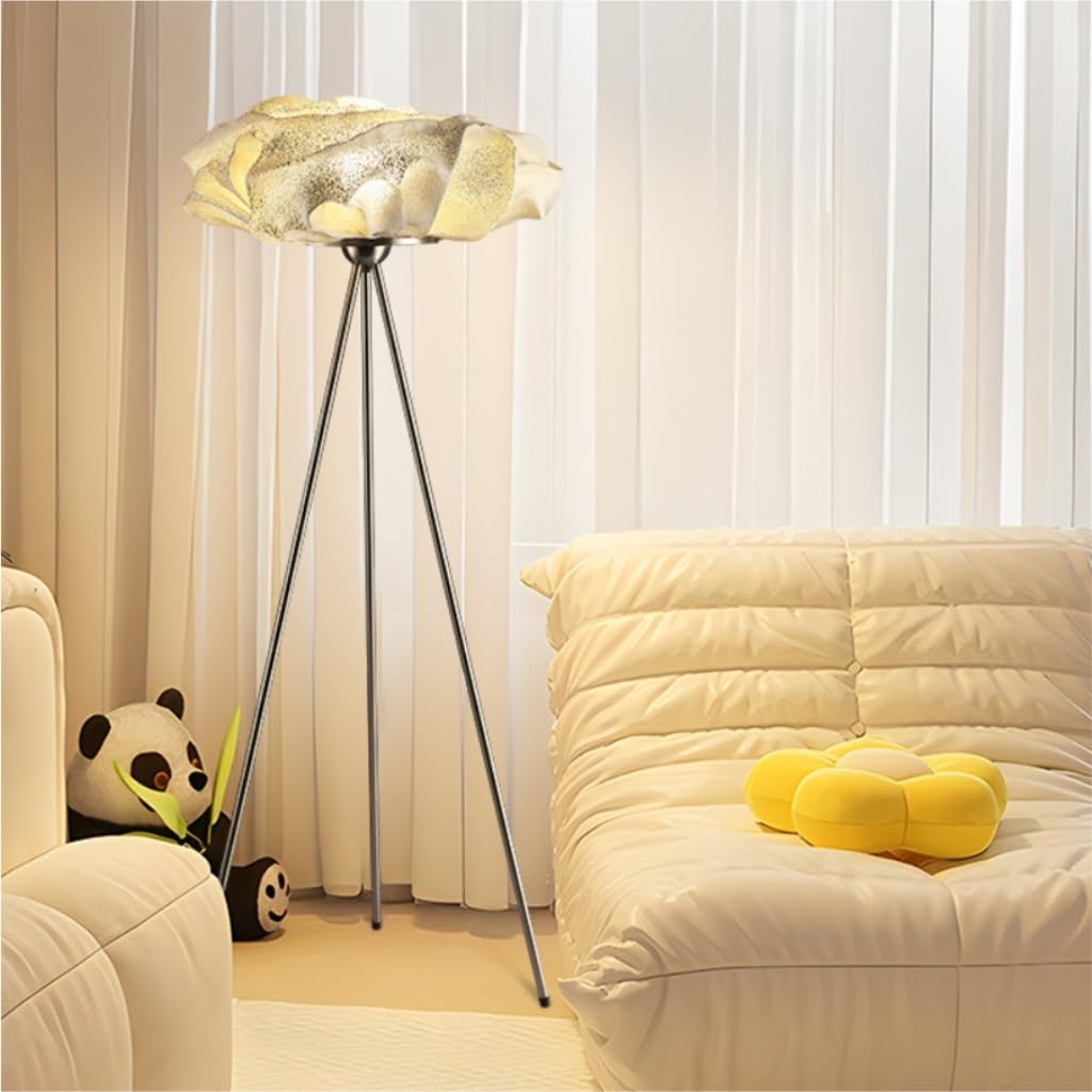 Lampada da Terra per Soggiorno Lampada Da Terra A Forma Di Fiore, Scrivania Studio, Tulipano, Area Creativa For Il Tempo Libero, Bar, A