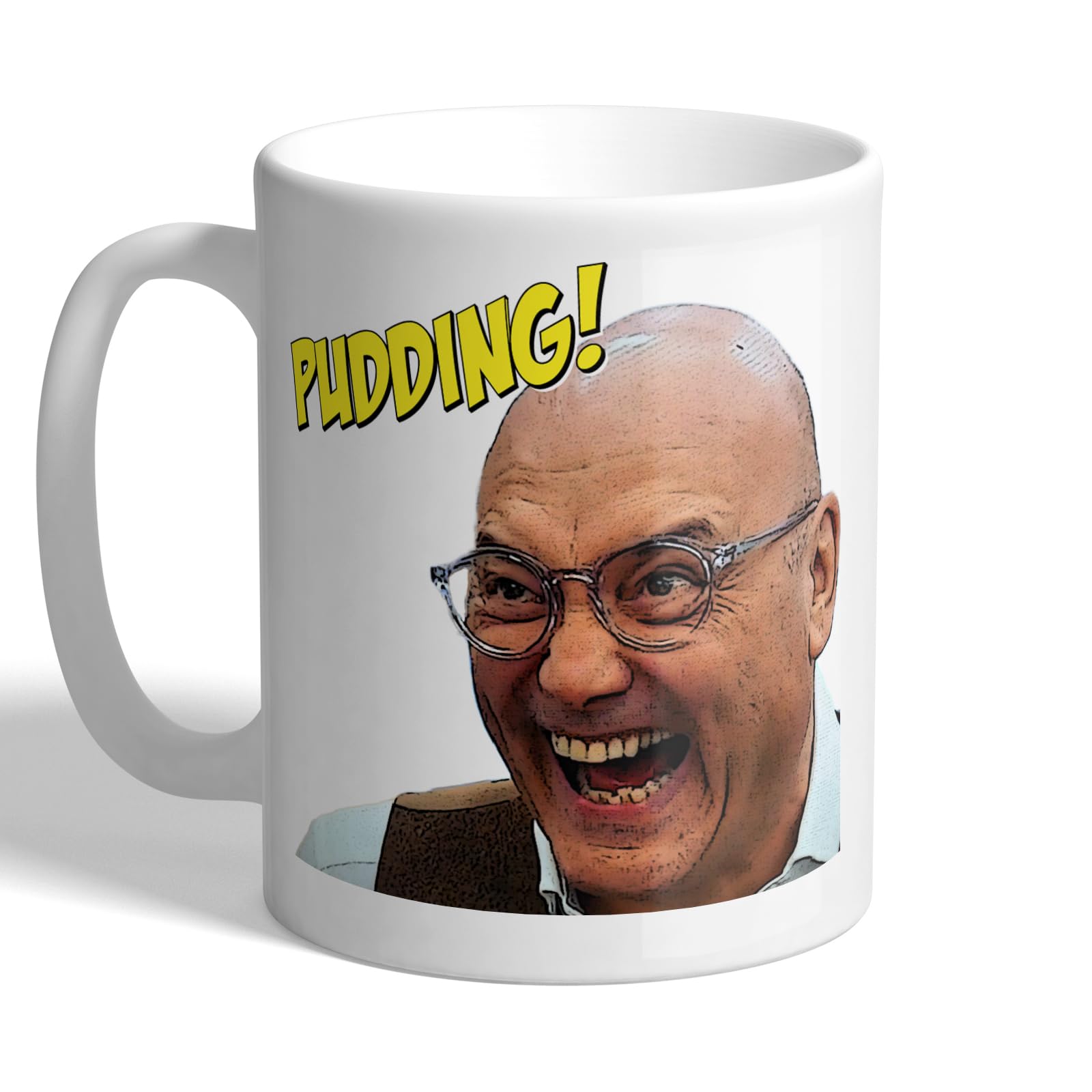 I Love Mugs - Greg Wallace - Pudding! - Funny TV Food Show Mug, Ceramic, 11fl.oz.