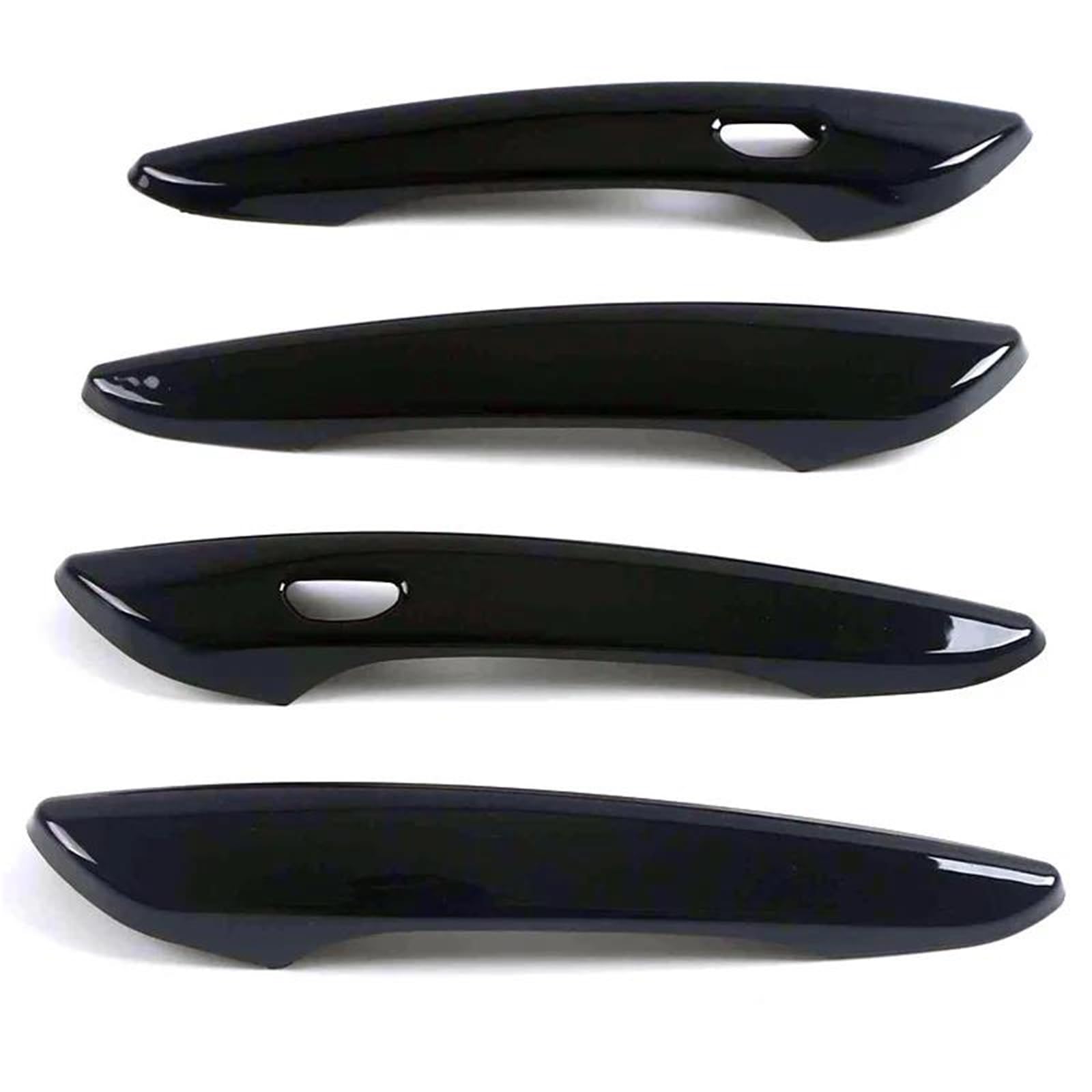 KJHOPY Chrome Door Handle Cover Trim Strip Clip Car Sticker Accessories for Mazda CX90 2023 2024(Style 1)