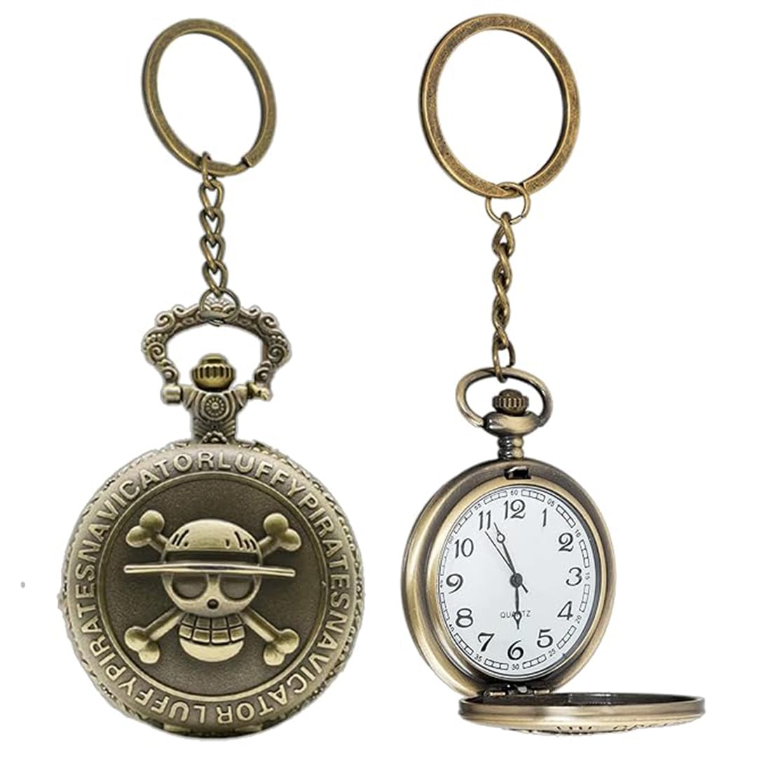 Vintage Pocket Watch Keychain - Harry Potter Style -9