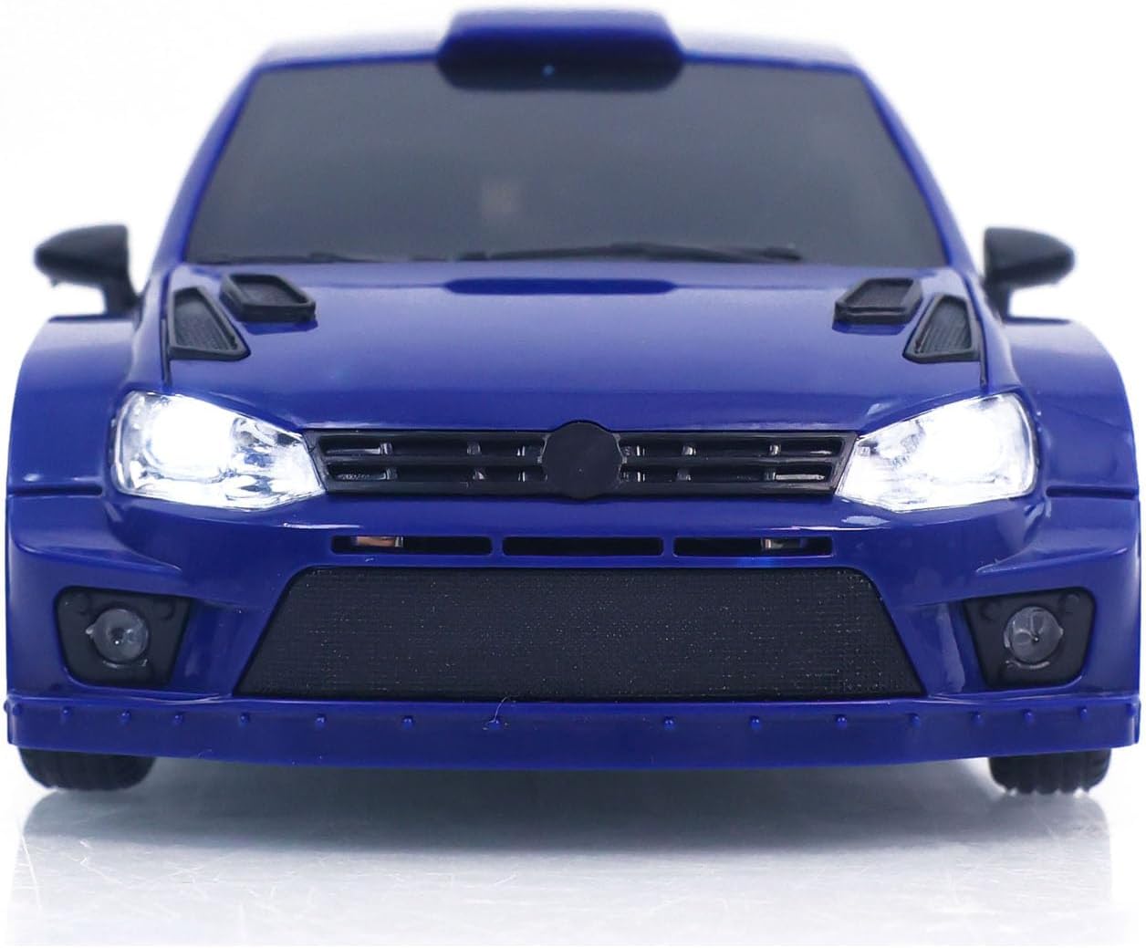 LDRC 1:28 4x4 4WD Plastic RC Off-Road Vehicles Drift Car Model LD2801 RTR Remote Control High Speed Race Car Hobby Model for Collection Boys Gift Ages 14+(Blue)