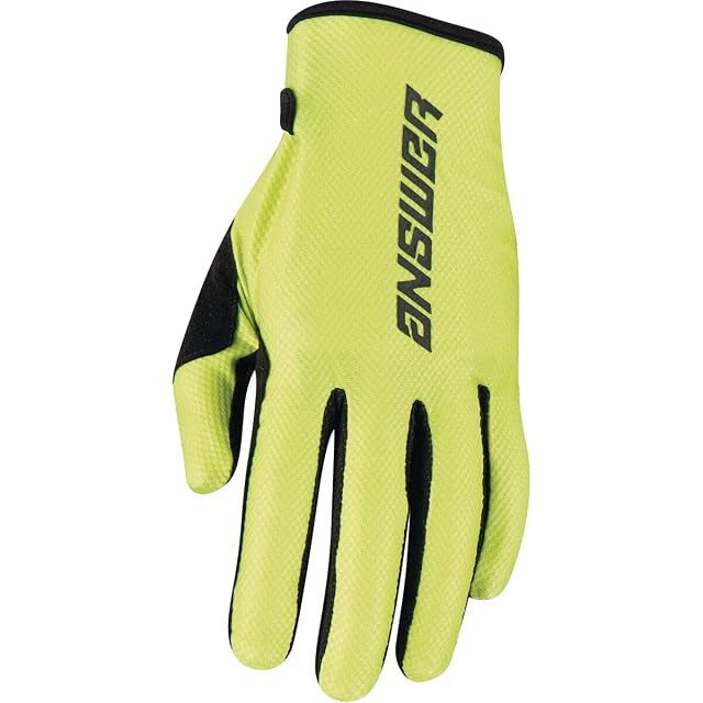 Answer Racing Ascent Mens Off-Road Motorcycle Gloves - Hyper Acid Large