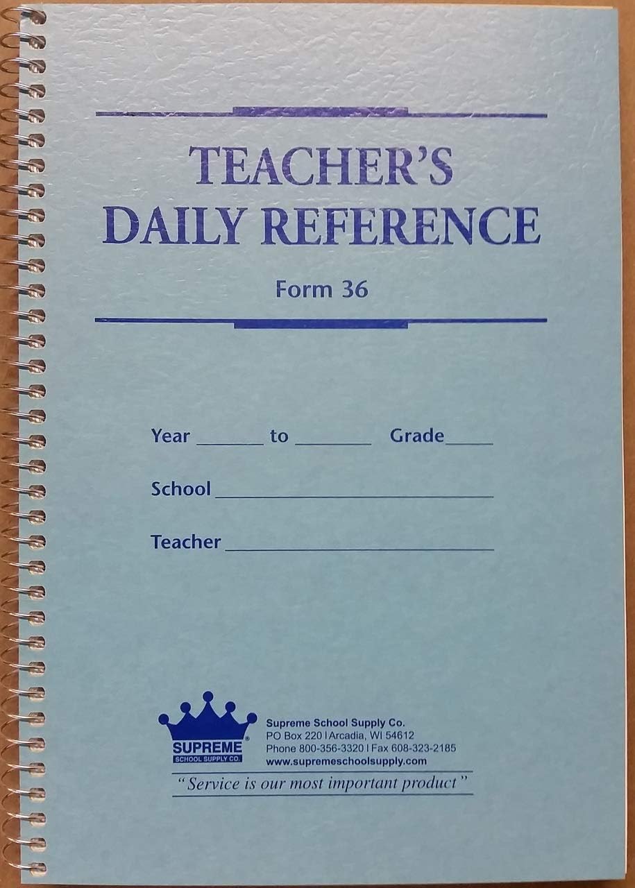 Teachers Daily Reference PlannerQ