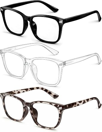 Kids Blue Light Glasses for Girls Boys Teens Age 2-18, Anti Glare Computer Gaming Glasses for School & Screen Time
