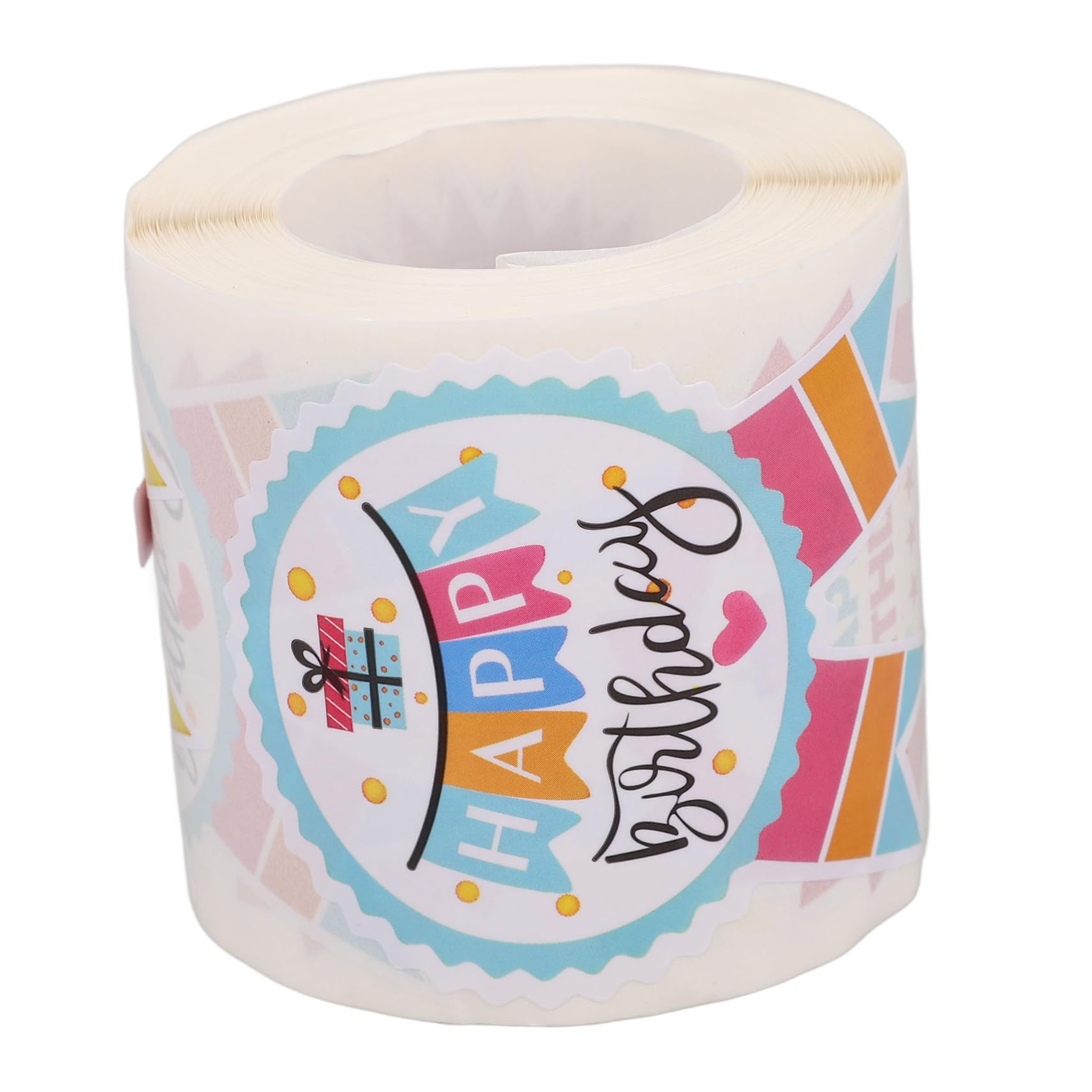 5rotoli Adesivi Compleanno Autoadesivi Per Festeggiamenti Etichette Decorative Per Dolci e Snack Stickers Per e