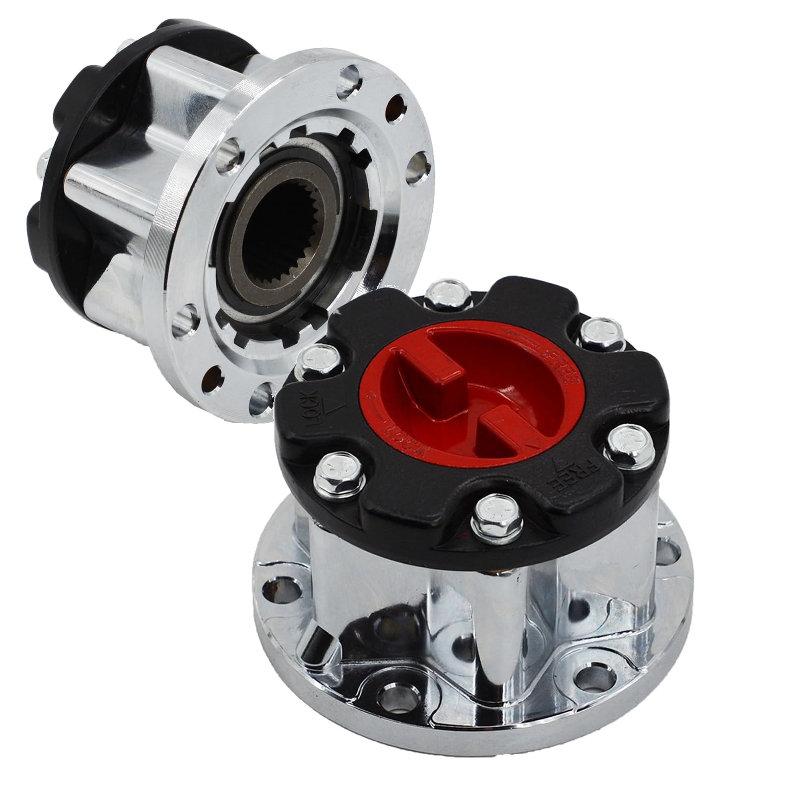 BEAMINGAUTO Manual Wheel Locking Hubs 26 Spline 43509-35030 Replacement for 1983-1998 Toyota T100 4Runner Pickup Truck, 2 Piece
