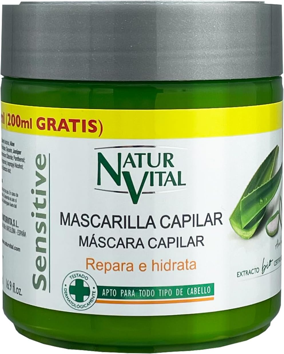 Naturaleza Y Vida, Mascarilla de pelo - 500 ml.