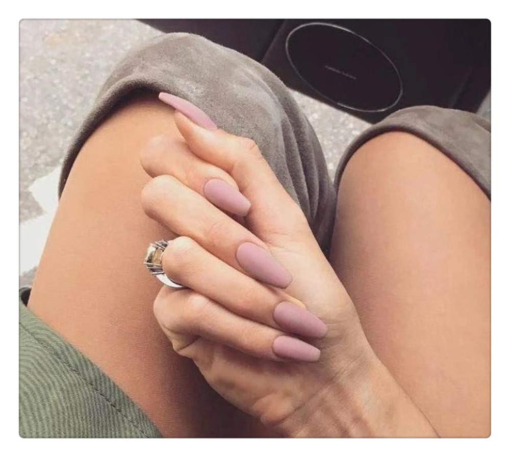 Uñas Postizas Uñas Acabadas Moda En Caja Falsa A Mano Populares Falsas Simples Simples Parche De Color Sólido Uñas Gradiente Nail Art