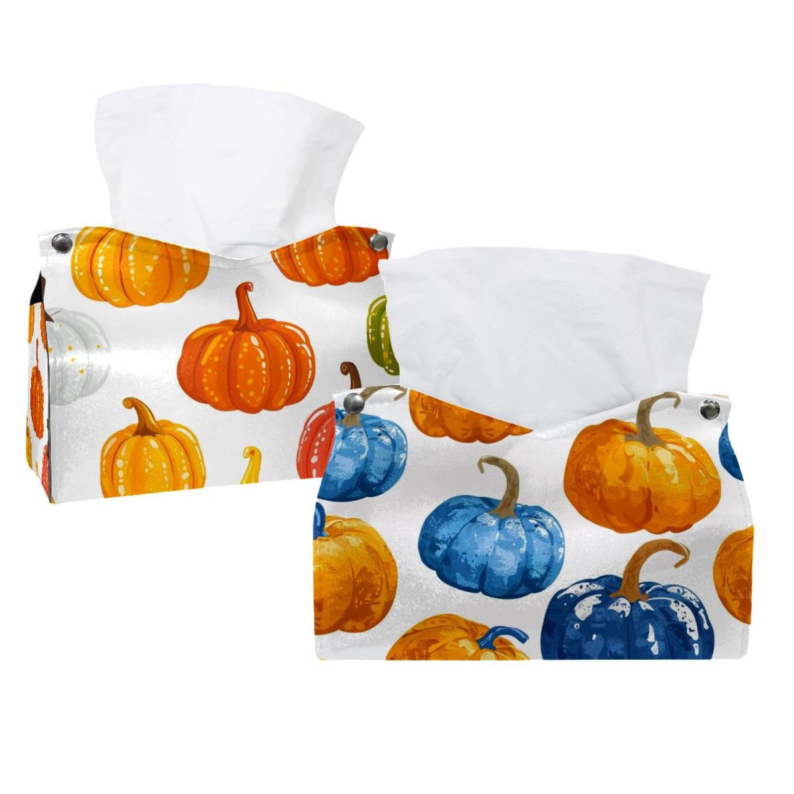 Citrouilles lumineuses boîtes à mouchoirs décoratives idée cadeau