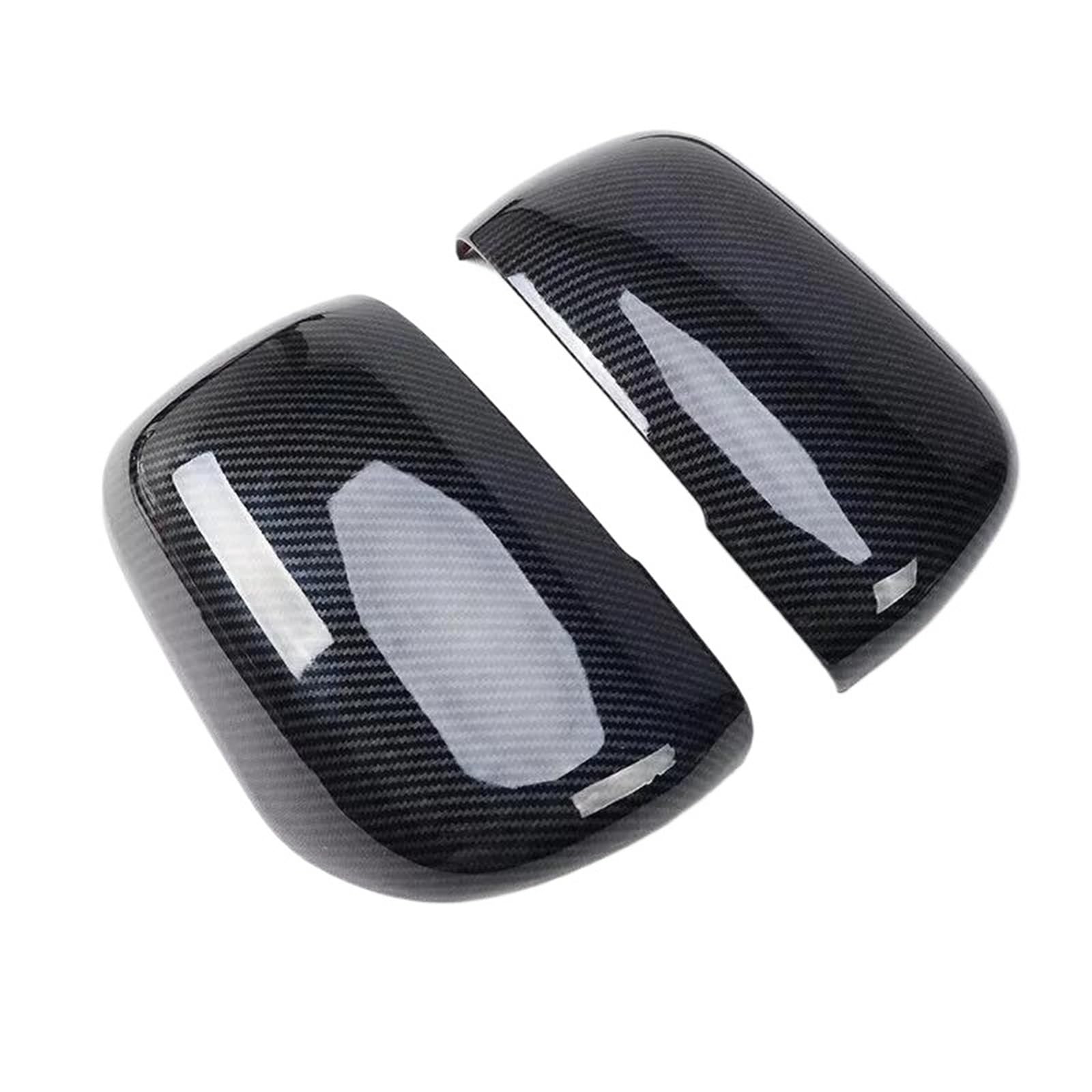 for Mitsubishi for Pajero for Montero 2009-2021 Car Sticker Rearview Side Mirror Cover Wing Cap Trim Car Accessories(Carbon)