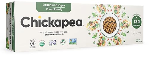 Miniatura 9 de Chickapea, pasta de garbanzos, rica en proteínas, pasta de lentejas, sin gluten, a base de plantas, sin OMG, baja en carbohidratos, pasta vegana, 8