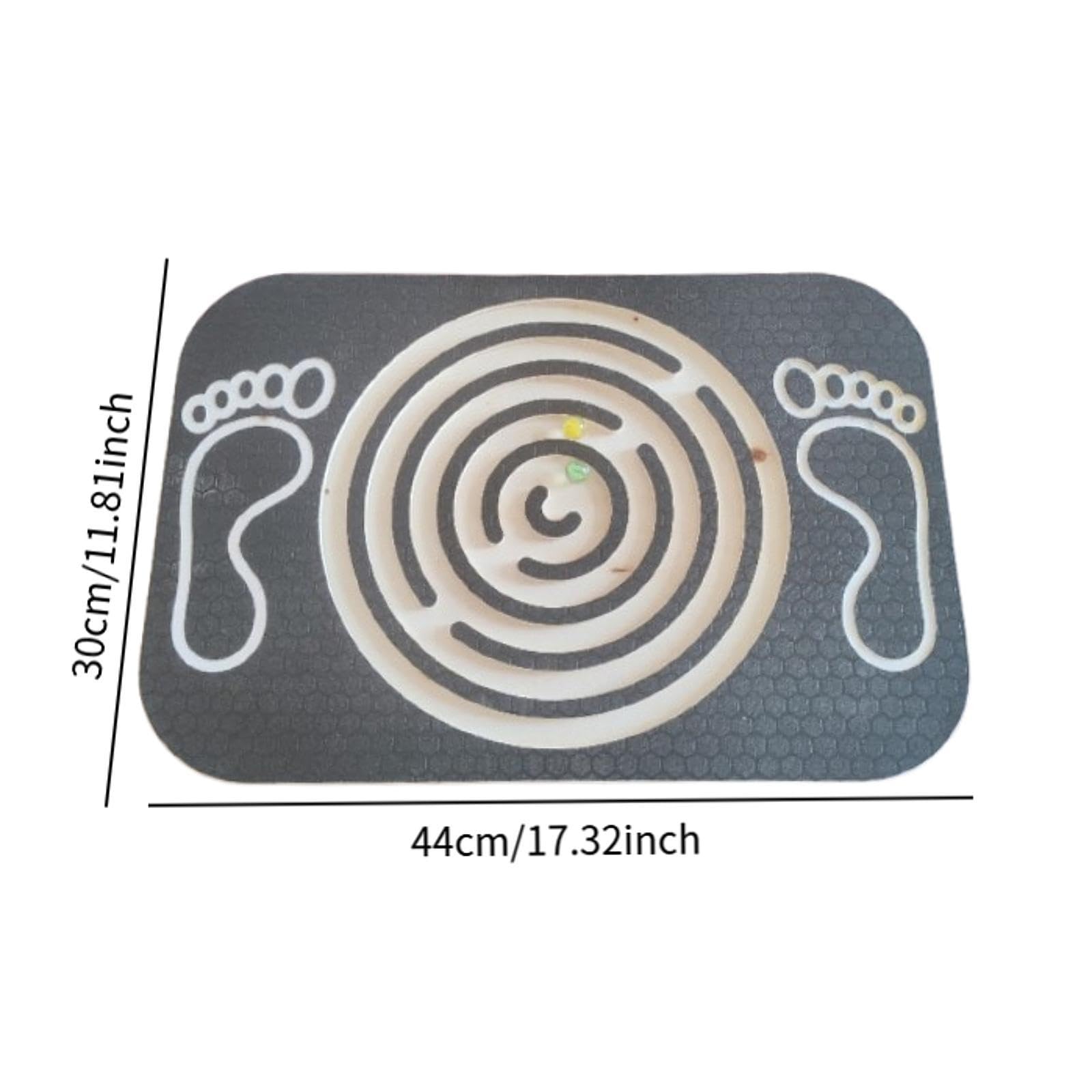 Balance Board Maze Fitness Disc Holz Stabilitätsplatte Gleichgewichtstrainer Koordinationstrainer für Kinder Erwachsene Zuhause Spiel