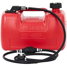 GAOMON 3 Gal Portable Marine Fuel Tank for Boat Outboard Motors, Fuel Gauge
