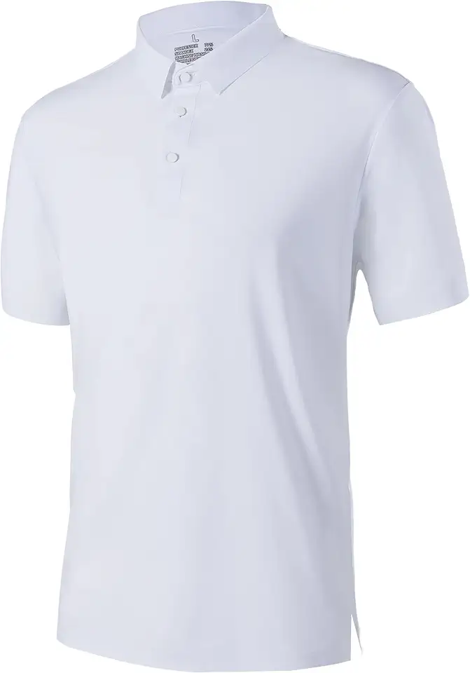 Polo Shirts for Men, Quick Dry Moisture Wicking Golf Shirts for Men, Mens Polo Shirts Short Sleeve for Golf