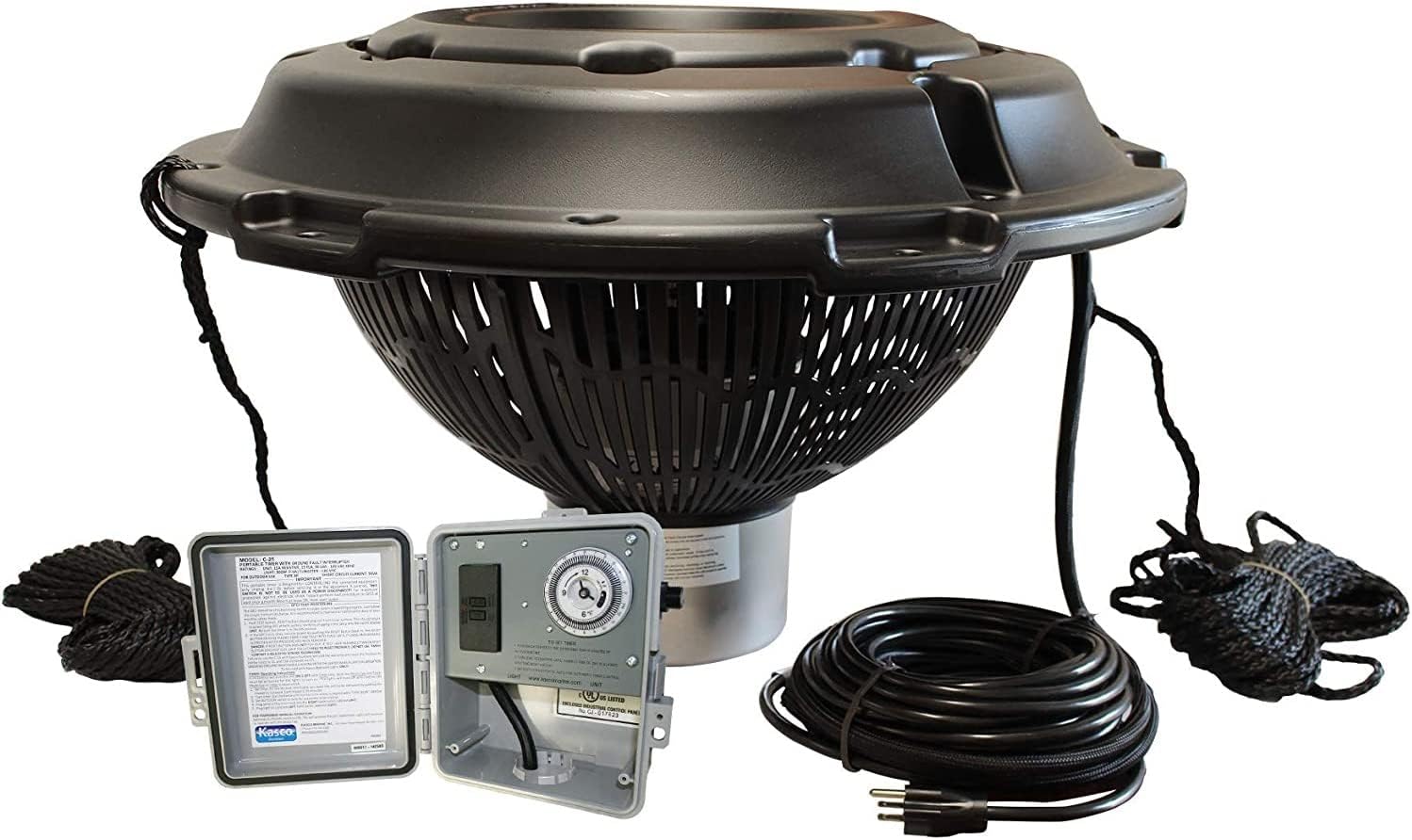 Kasco VFX Series Aerating Pond Fountain with LED Lights (LED3C11) - 3/4 HP 120V Single Phase with 50ft Power Cord | Beautiful Display | Efficient Pond Aeration Systems | Floating Fountain with Lights