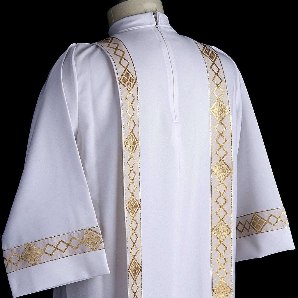 Holyart Abiti Prima Comunione: Abito Prima Comunione Unisex Bordo Oro