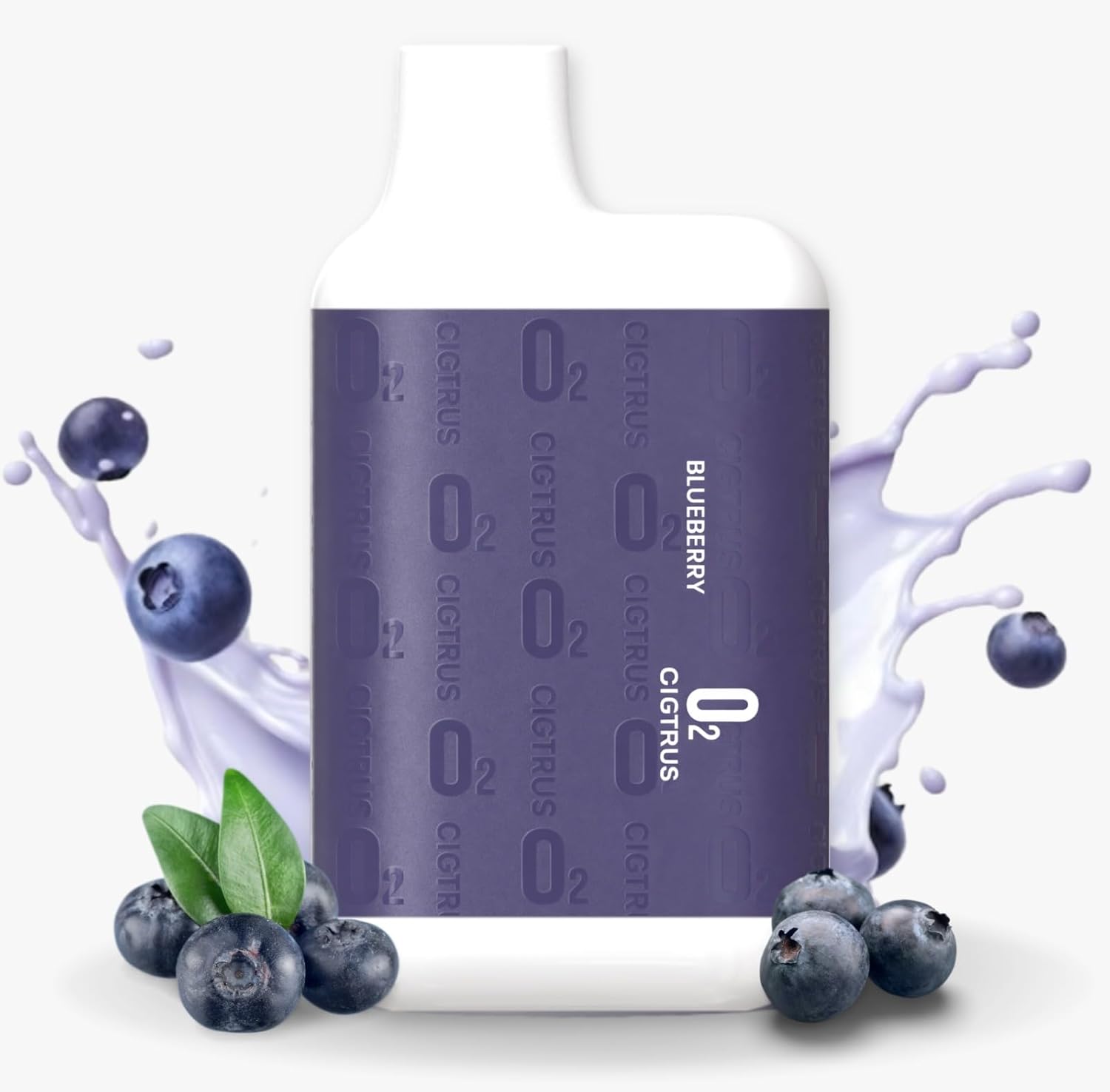 O₂ Cigtrus Oxygen Inhaler – Portable Blueberry Inhale for Quick Energy, Focus & Refresh, Pocket-Size Design for Daily Boost, Pre-Workout, and Busy Days