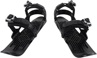 Cuque Mini Ski Skates, Adjustable Strap, Small Enough for Easy Control, Attaches to Boots, Very Durable, Short Downhill Ski Boards