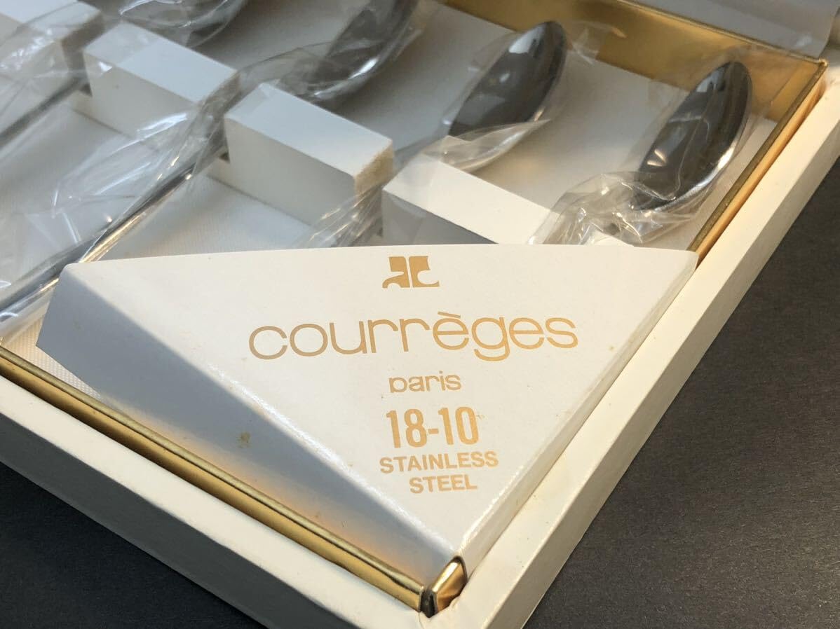 Amazon | courreges クレージュ スプーン ステンレス スチール 5本