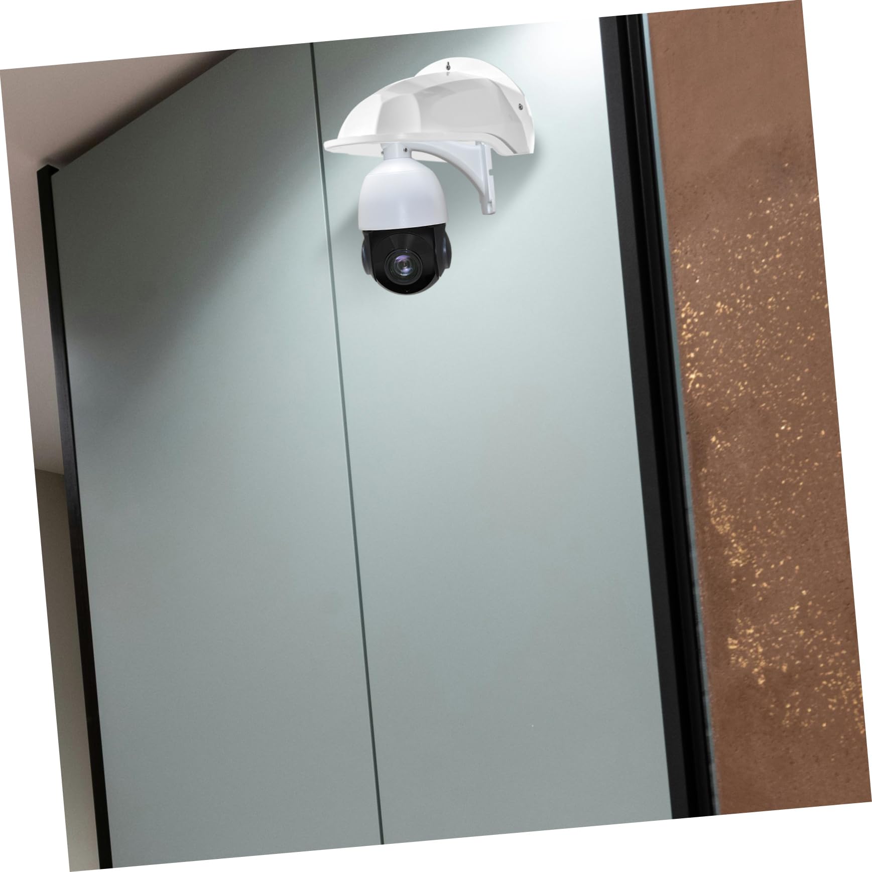 Boîtier de Protection pour Caméra Extérieure Blanc Abs 4 Pièces