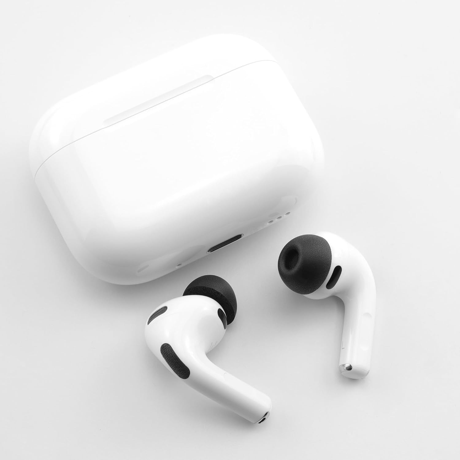 Memory Foam Ear Tips for AirPods Pro 3rd Generation 2025, Ultimate Comfort, Replacement Ear Tips for AirPods Pro 3 Earbuds, 3 Pairs (Black, SML)