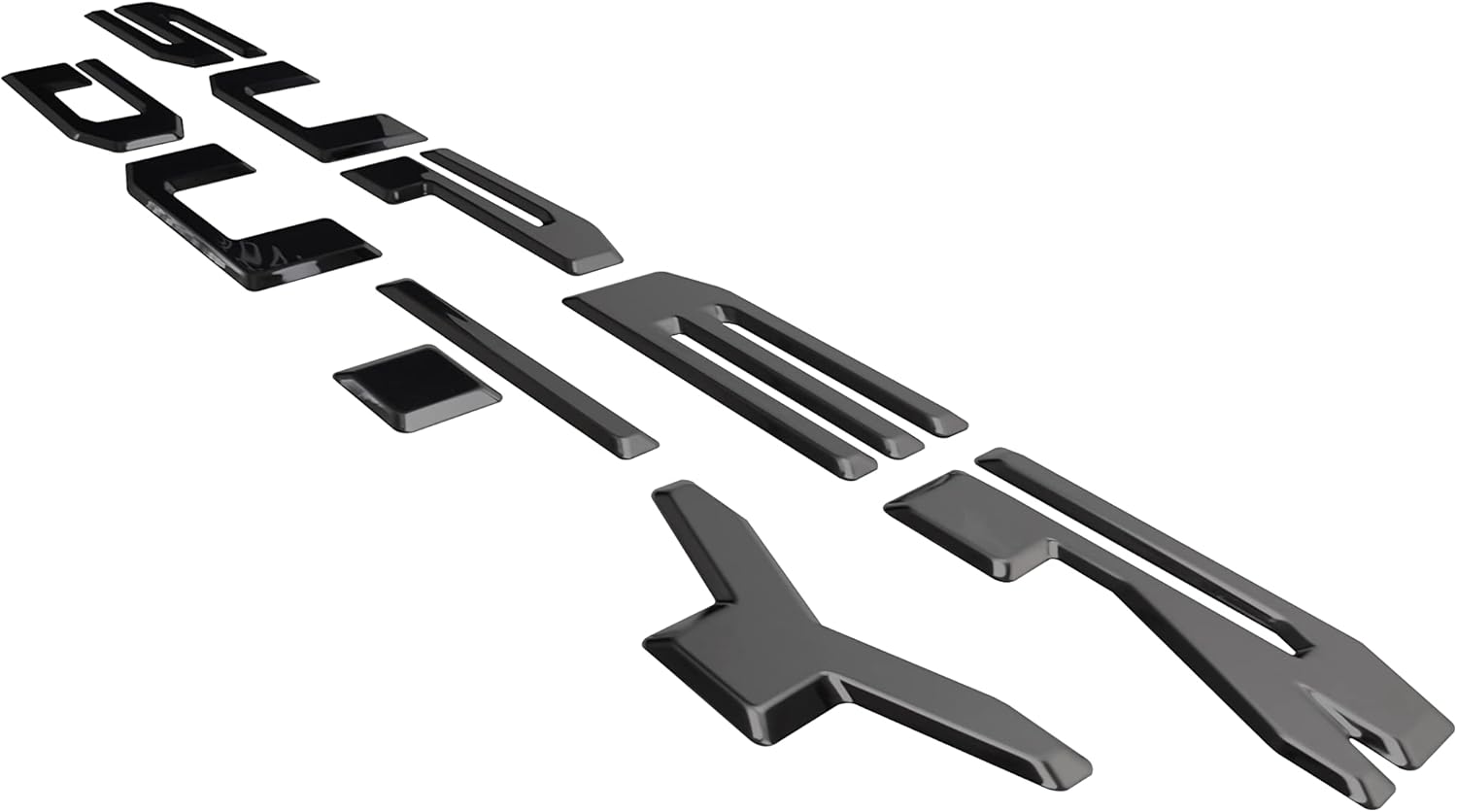 Putco Ford Super Duty Tailgate Lettering Kit - Black Platinum - Fits Ford F250,F350,F450 2020-2022