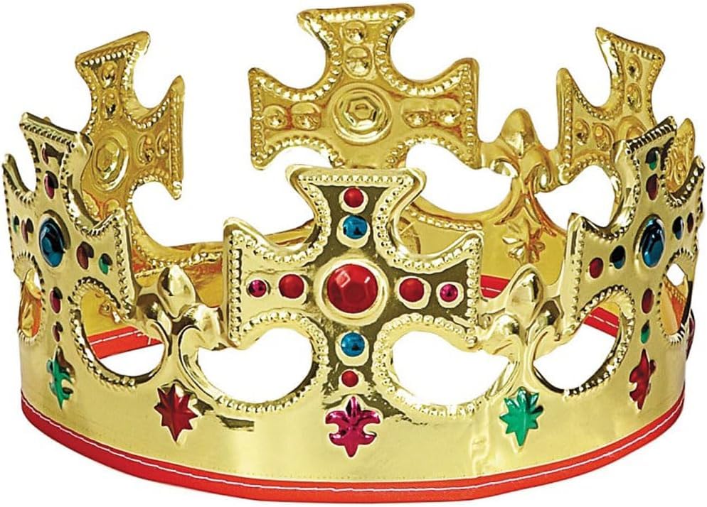 Partysanthe King Crown Royal King Crown Fancy Dress Costume Acces...