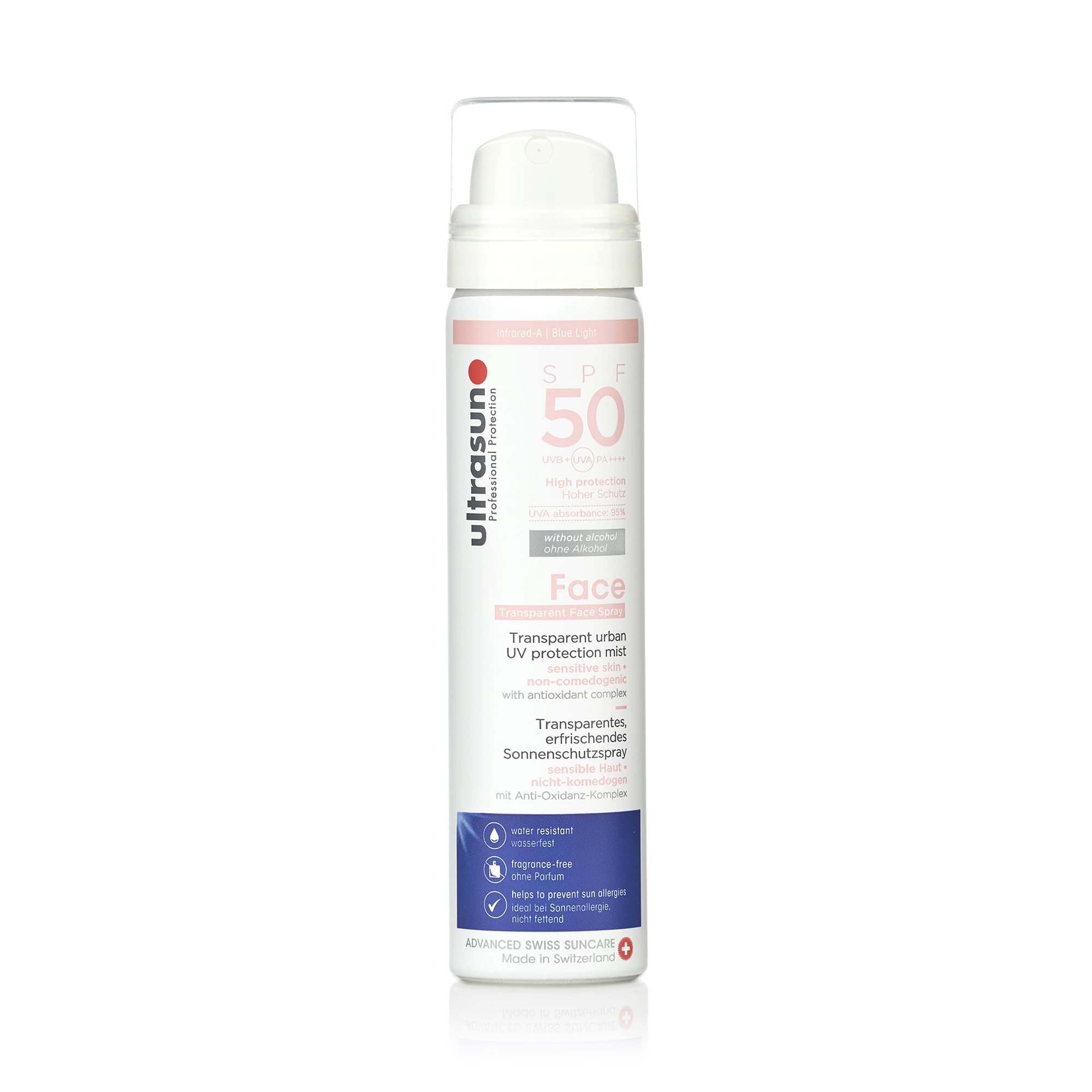 ULTRASUN Transparent Face & Scalp UV Protection Mist SPF 50 (75 ml)
