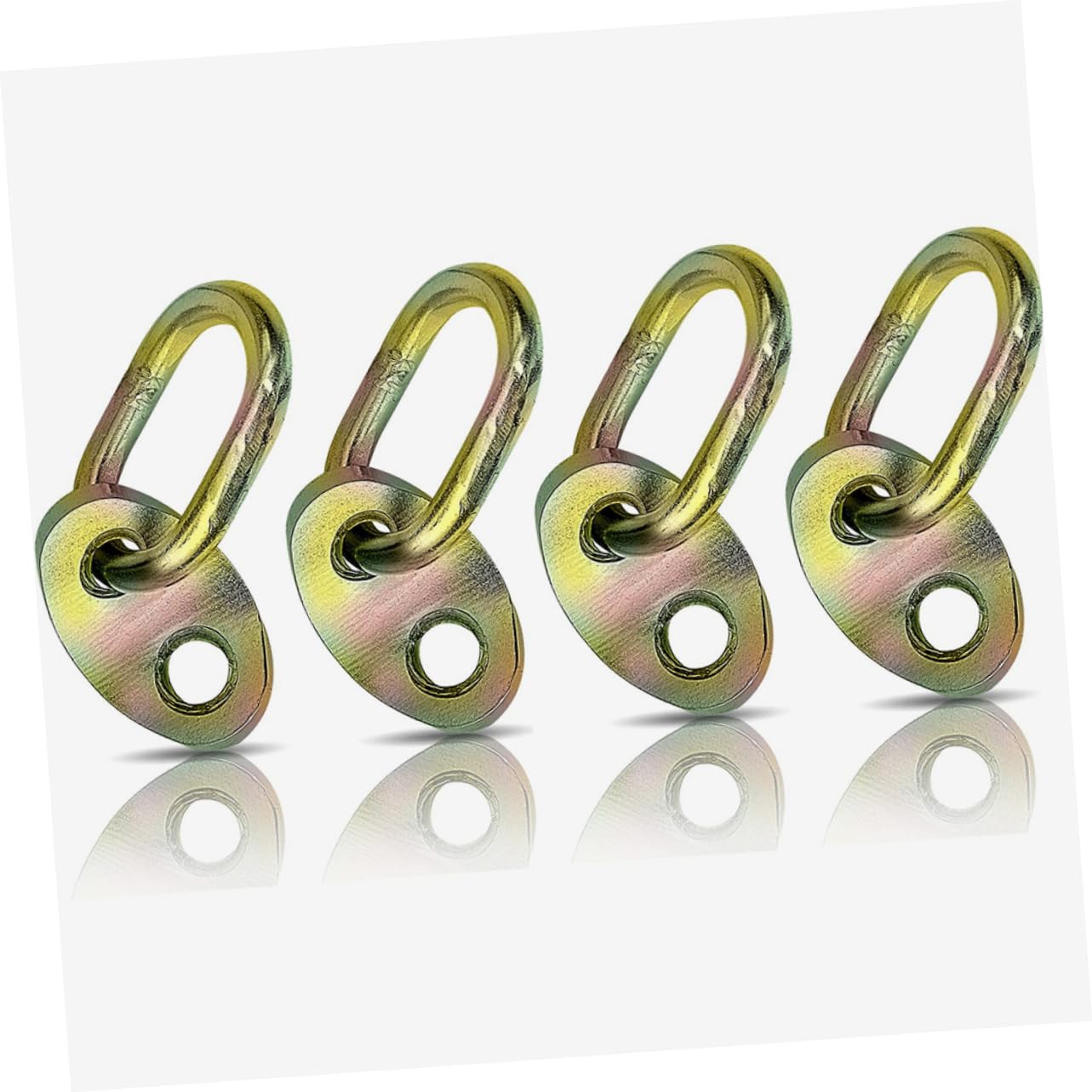 4pezzi Staffa Gancio Sollevamento Sollevamento Bullone Ad Sollevamento Livellatore per Paranco Piastra Sollevamento Set Anelli