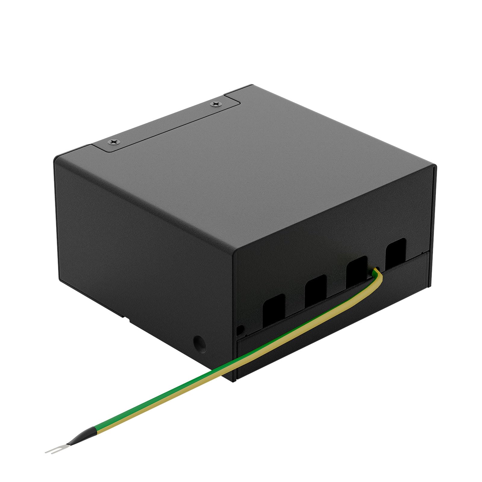 FGB 10 Gbps, 12 poorten, CAT7, patchpaneel met 12x CAT.7 RJ45 Keystone Jack module, STP patchpaneel, verdelerveld voor netwerk LAN DSL, compatibel CAT6, CAT6a, CAT7, CAT8 installatiekabel