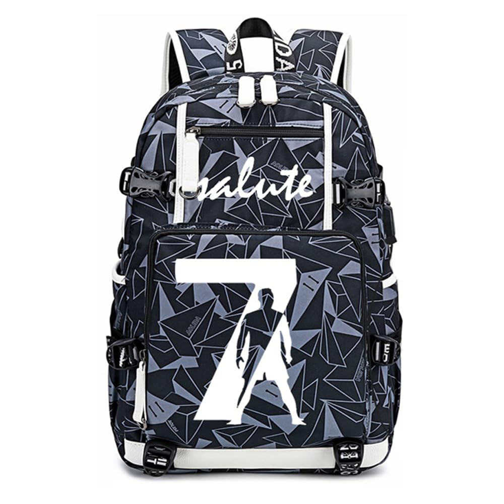 Soccer Player 7 Luminous Multifunction Backpack Travel Football Fans Bag For Men Women (Style 5)